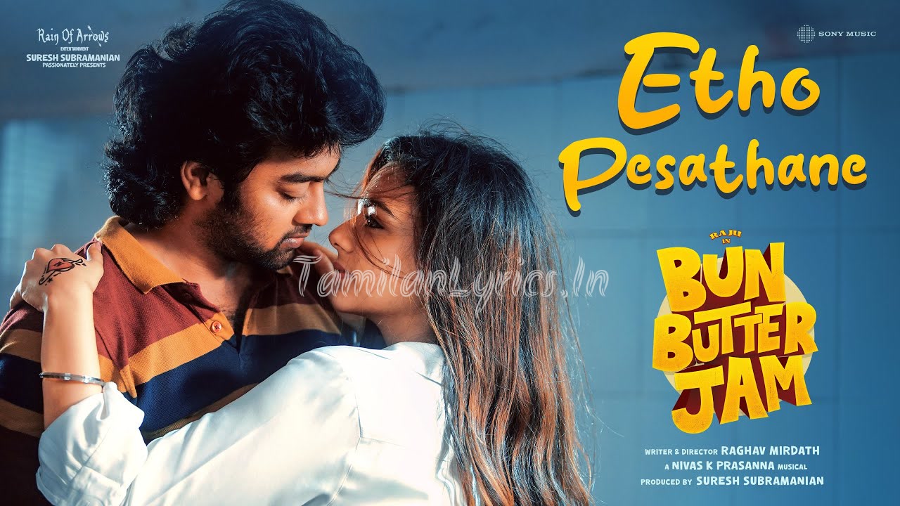 Etho Pesathane Song Lyrics Poster